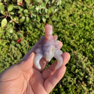 Cool Ocean Jasper Scorpion Carving|Healing Crystal|Crystal Scorpion Carvings|Energy Stone Scorpion Carving|Unique Gift for Him and Her#05