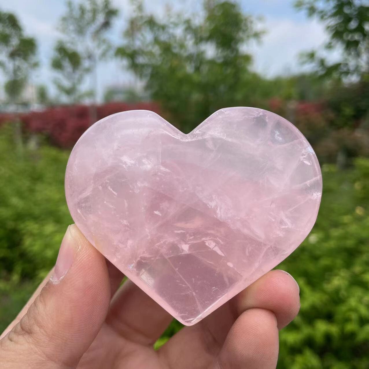 1点のみ　宝石質☾　ローズクォーツ　グリーンアメジスト　バケット　ハートチャーム 1点のみ 宝石質☾ ローズクォーツ グリーンアメジスト バケット ハート