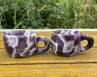 Hand Carved Dream Amethyst Cup | Healing Crystal StatueCrystal Decor