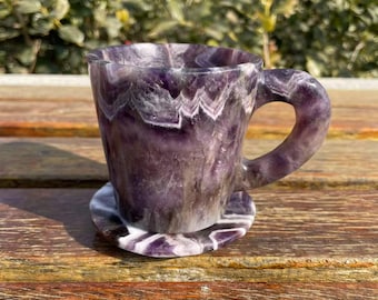 Hand Carved Dream Amethyst Cup | Crystal Decor GiftCrystal Decor