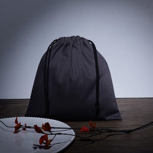 Dust Bag Sample--Large Bespoke Drawstring Packaging Bags Dust Bag with Custom Logo Print