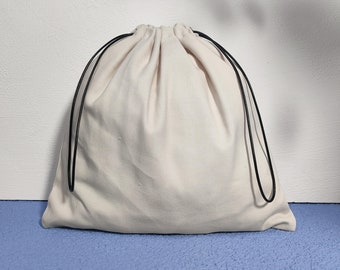 20pcs Thick Twill Cotton Drawstring Favor Bags with Custom Logo