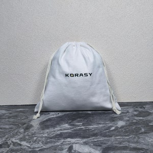 50pcs Large Flannel Cotton Dust Bags with Custom Logo Wholesale Drawstring Favor Bags Cotton Closure String Pouch Gift Packaging Bulk