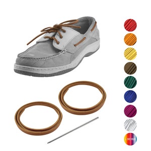 Boat shoe replacement laces on sale
