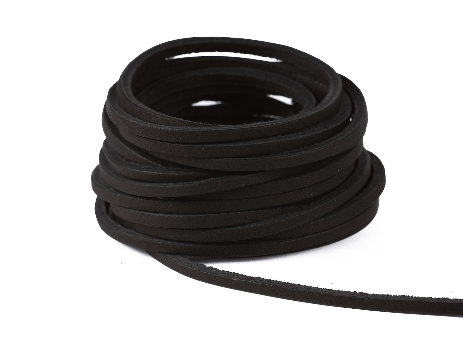 black leather boot laces