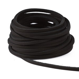 black leather boot laces