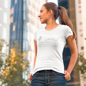 PUERTO RICO MAP T-Shirt Floral Ladies Classic Tee - Cute - Assorted Colors 2022 Gift for Her
