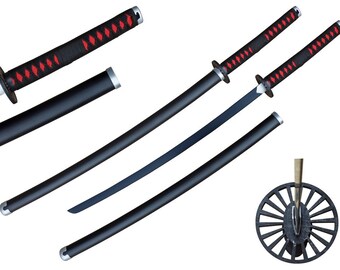 Juguete Espada Katana Madera Con Funda Niños Regalo Cosplay –