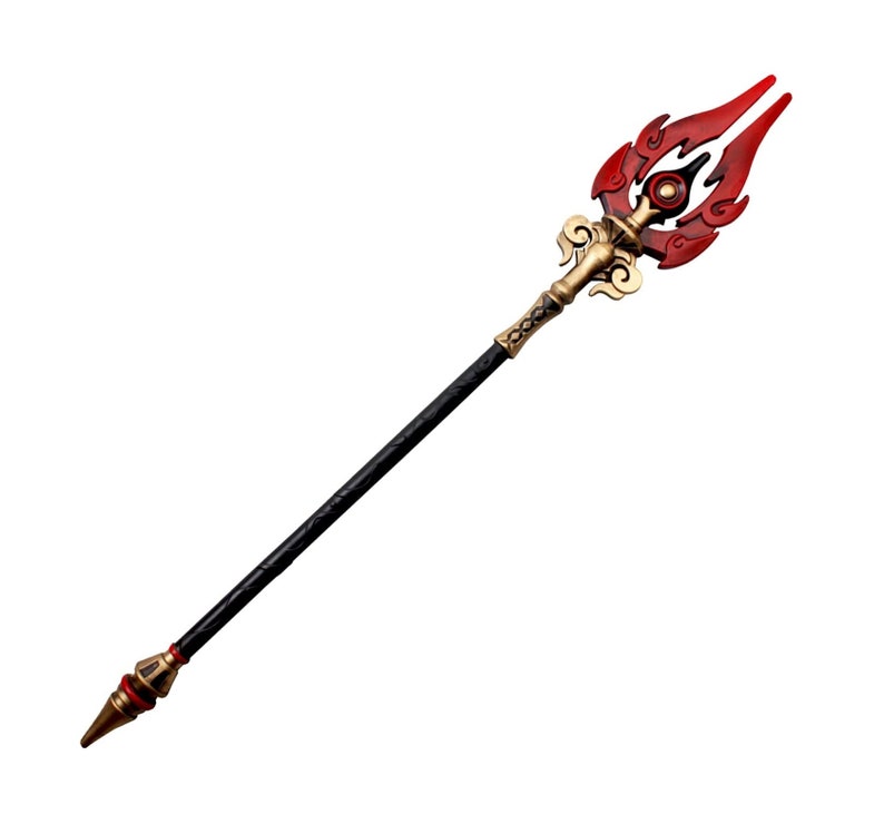 Staff Of Homa Fantasy Genshin Foam Sword For Costume Cosplay - Etsy