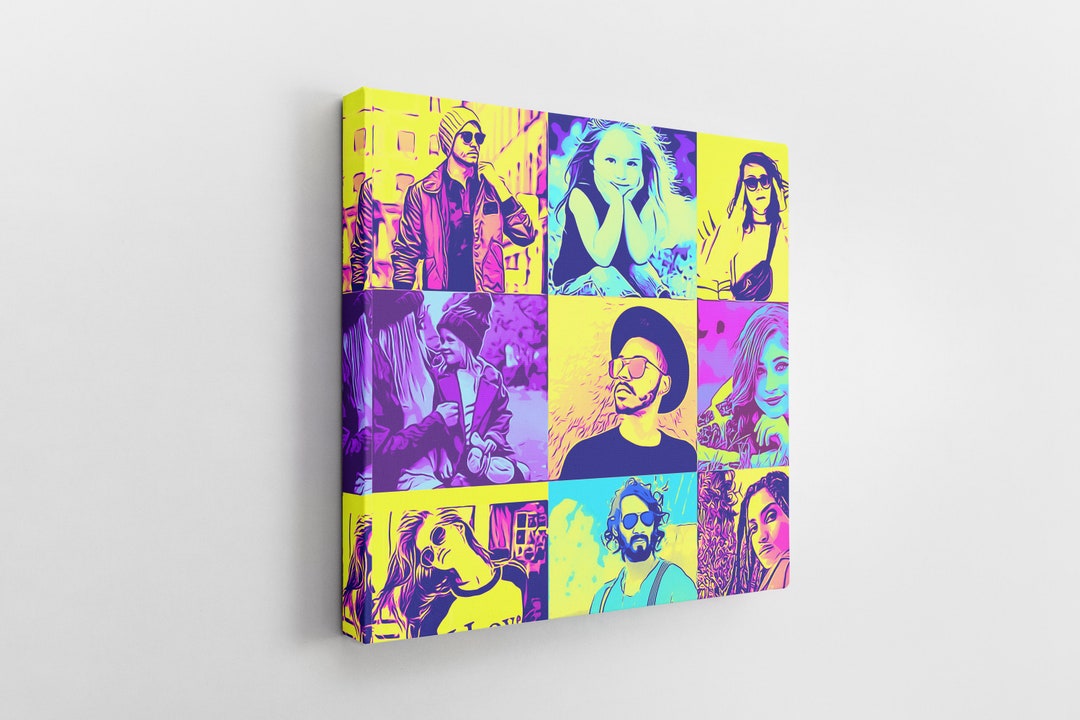 Personalized Family Canvas I Custom Family Canvas Art Etsy