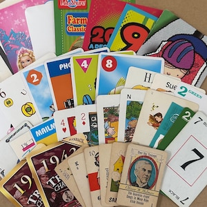 36 cartas de juego diferentes