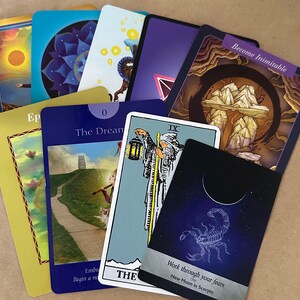 9 cartas diferentes del tarot