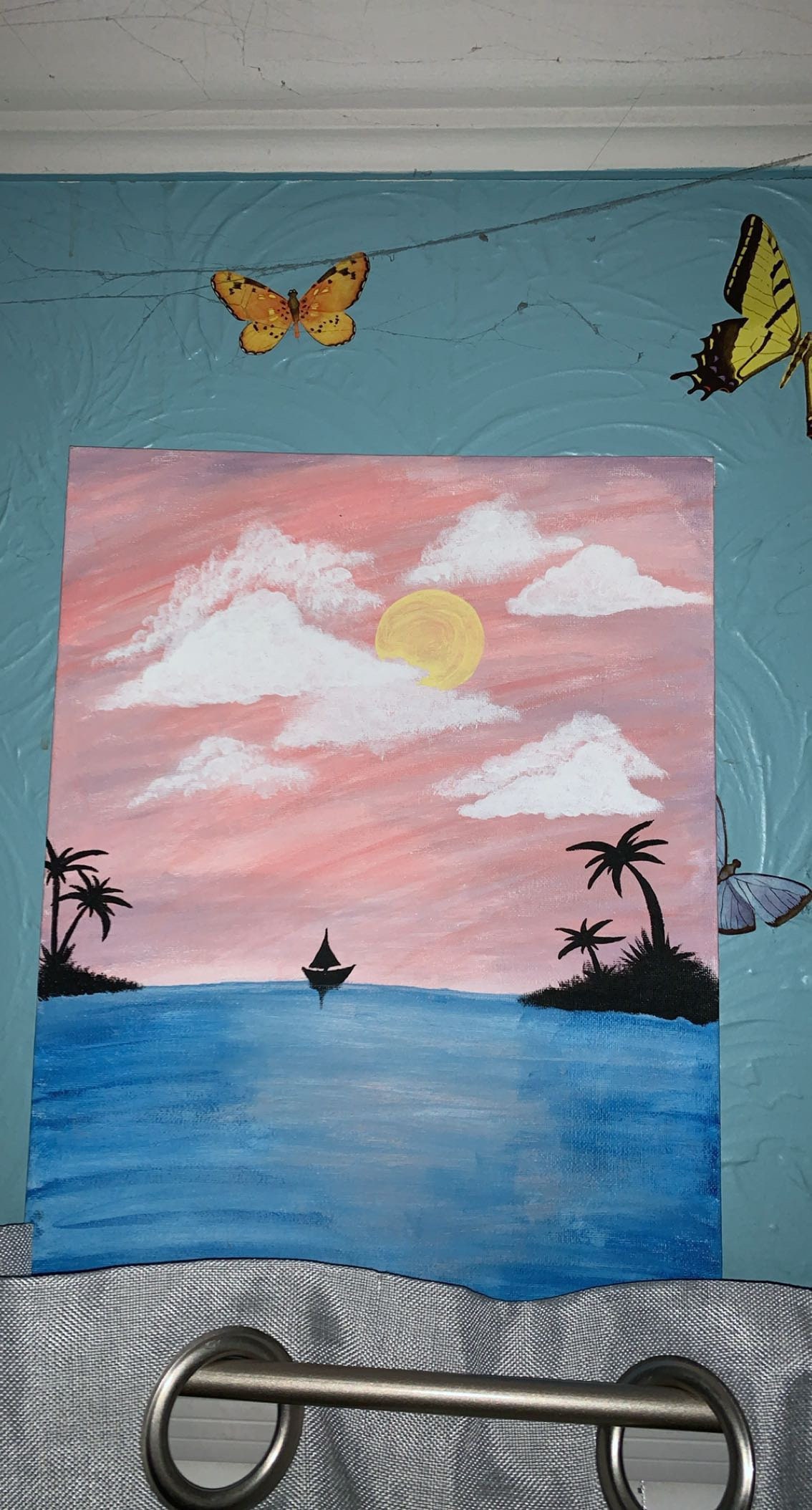 Medium sized flat canvas paintings Etsy