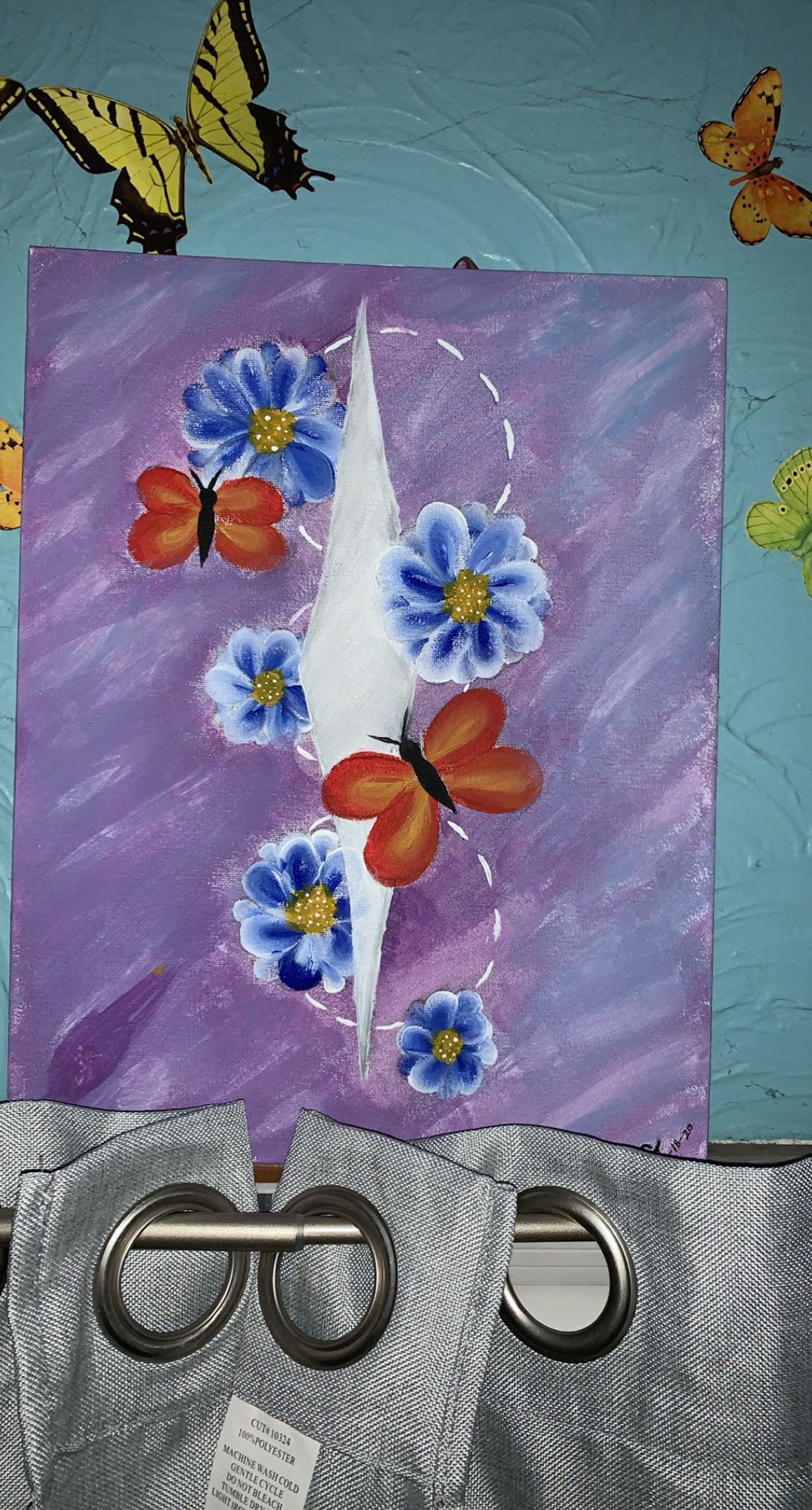 Medium sized flat canvas paintings Etsy