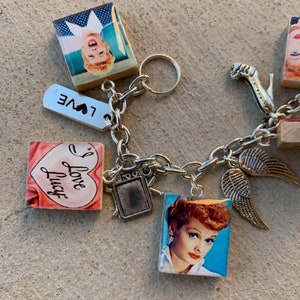 Bracelet I Love Lucy; Lucille Ball; Legendary Comedian; Funny Girl