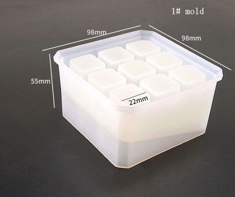 Lipstick storage silicone mold for resin Table storage make up storage mold,Table decoration DIY
