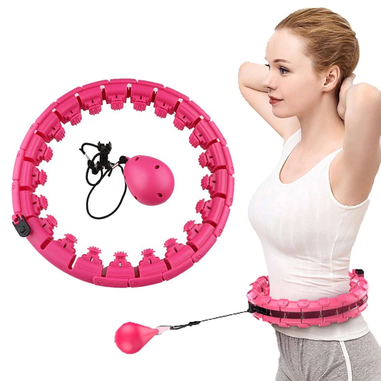 Weighted Hula Hoops Smart Hula Hoop Exercise Fitness for Etsy