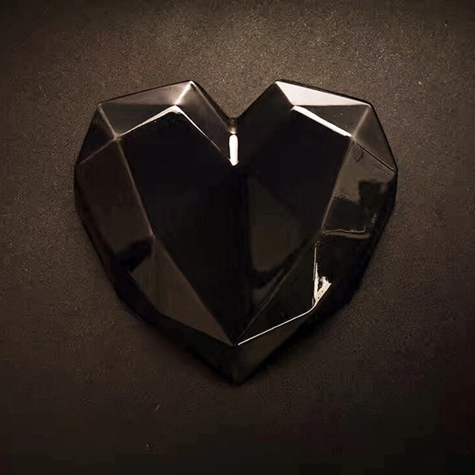 breakable chocolate heart mold