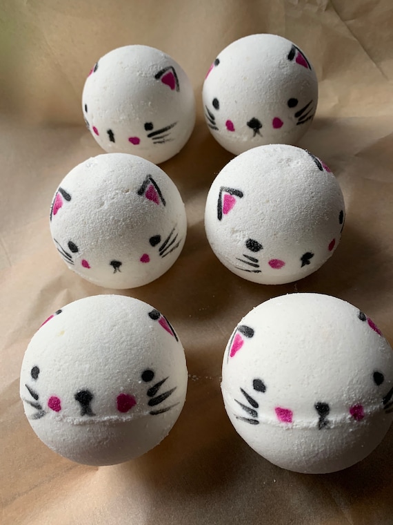 Sensitive Skin Cat Bath Bomb Etsy UK