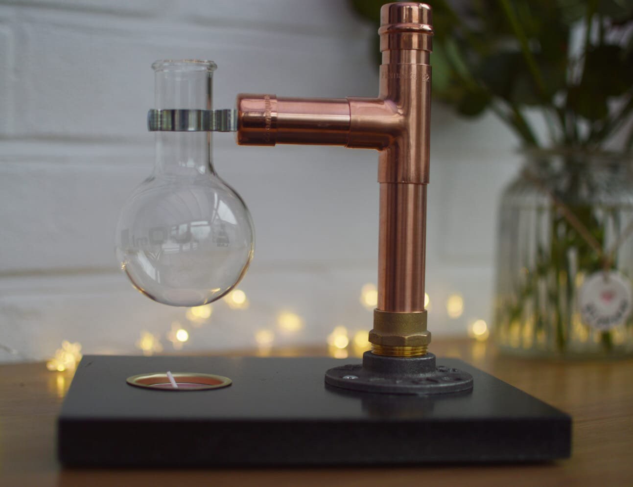 Copper pipe oil burners/aromatherapy Etsy