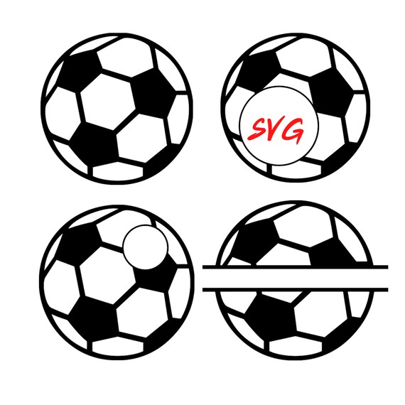 Soccer Ball Svg Name Frame Svg Digital Download Cricut Etsy
