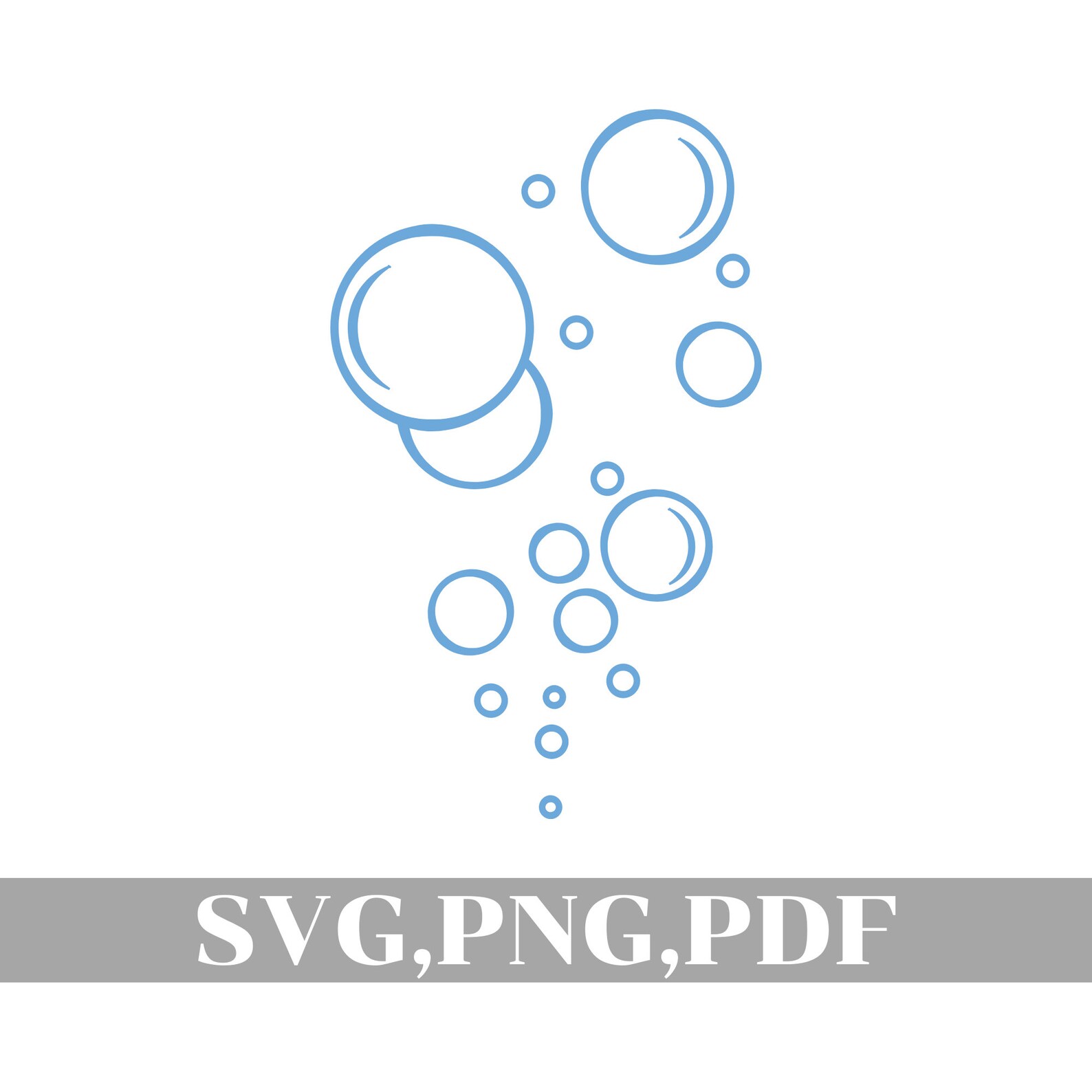 Bubbles Bundle Svg Png Pdf/bubble Svg/bubble Clipart/blowing Etsy