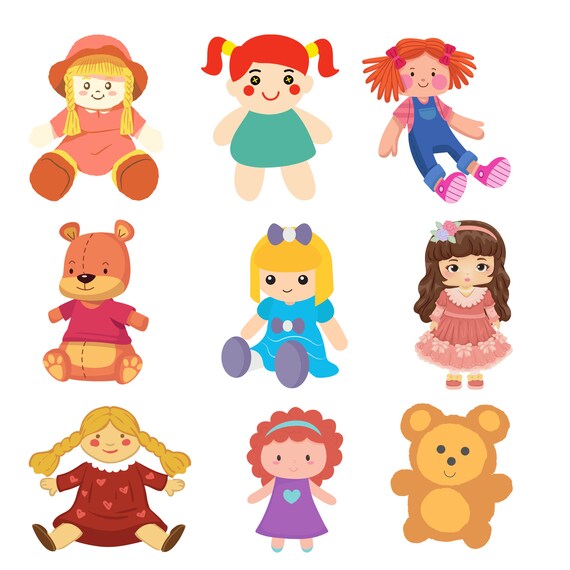 Baby Doll Bundle Bundle Dolls Svg Beautiful Doll Png Clipart - Etsy UK