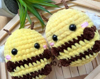 Baby shower gift, Crochet baby bumble bee Cute Bee toy mommy to bee baby shower Honey bee toy birthday gift, Baby gift toys, bee toy