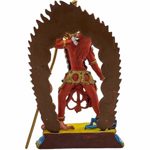 3.9 Inches, Vajrayogini Statue, Buddhist Miniature Statue, High Quality, Traditional Color Finishing And Face Painted image 3