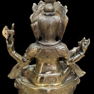 9.4 Inches, Nepali Traditional Statue of Ganesh, Ganesha, washable zdjęcie 4
