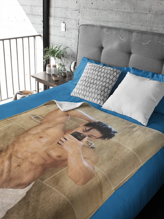 Wonho Blanket Shower Selfie Towel Soft Blanket Kpop Wenee Hard Stan Gift Etsy