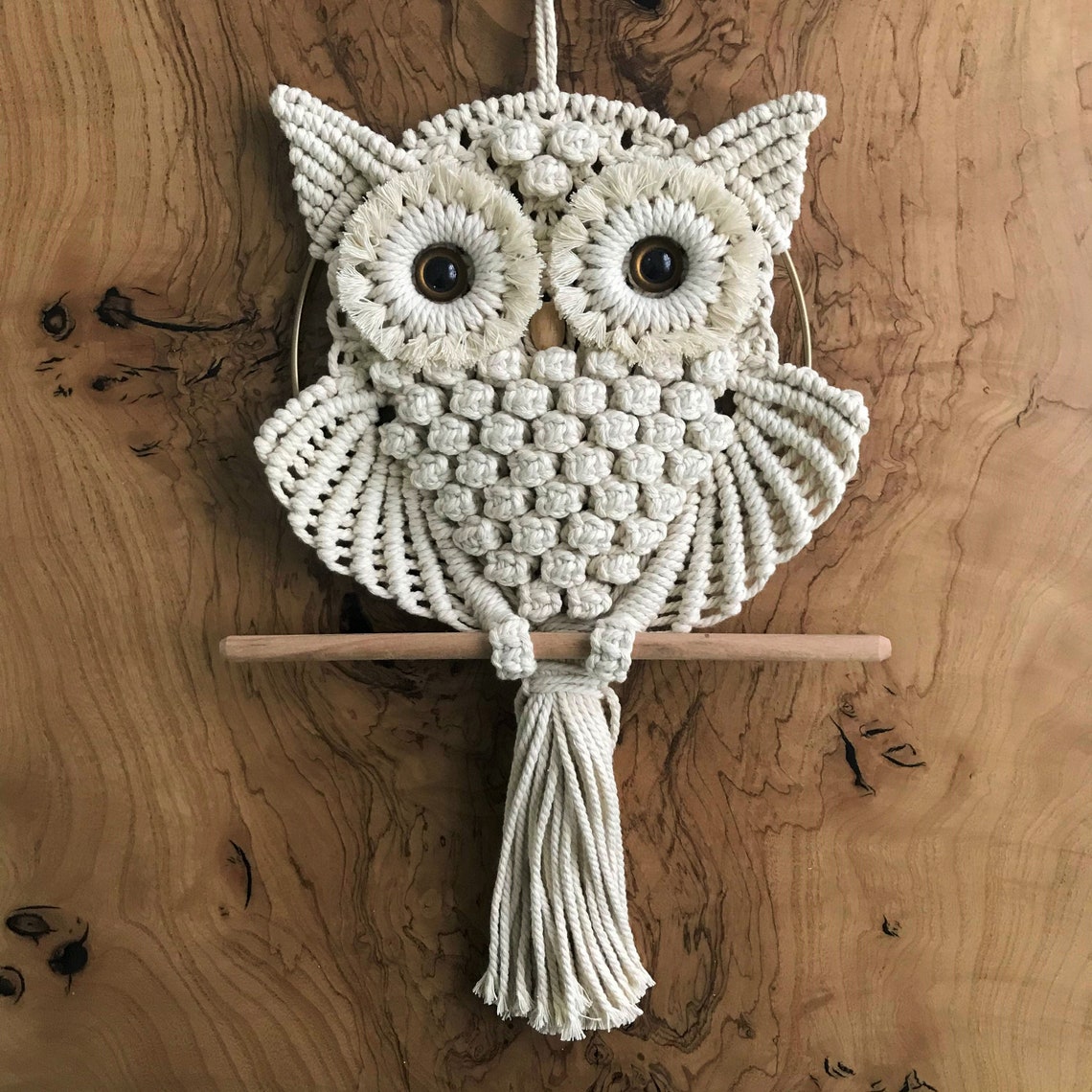 I Crocheted This Owl Wall Hanging Somethingimade 007