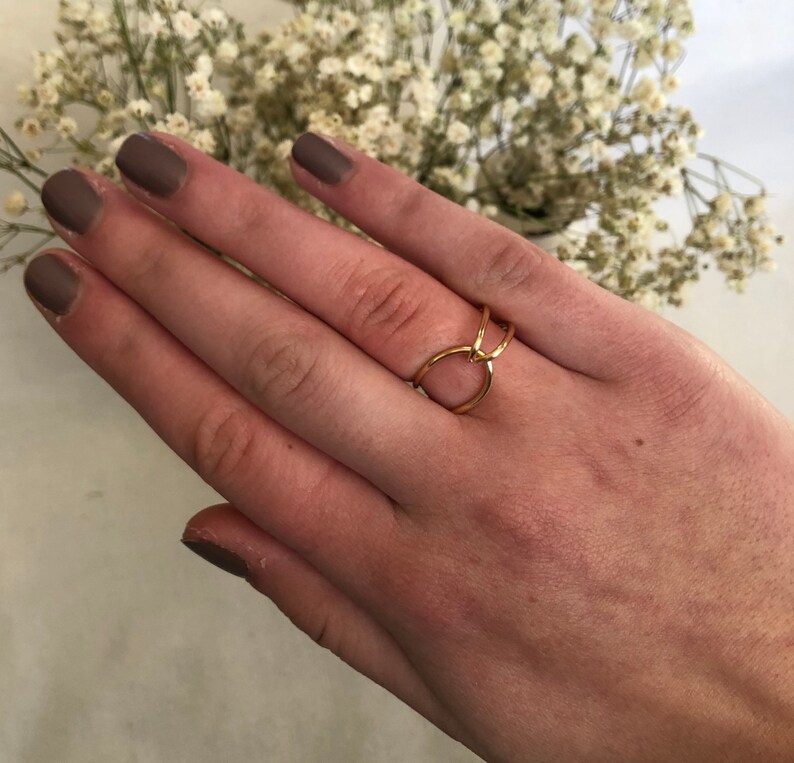 Unique Geometric Ring Handmade