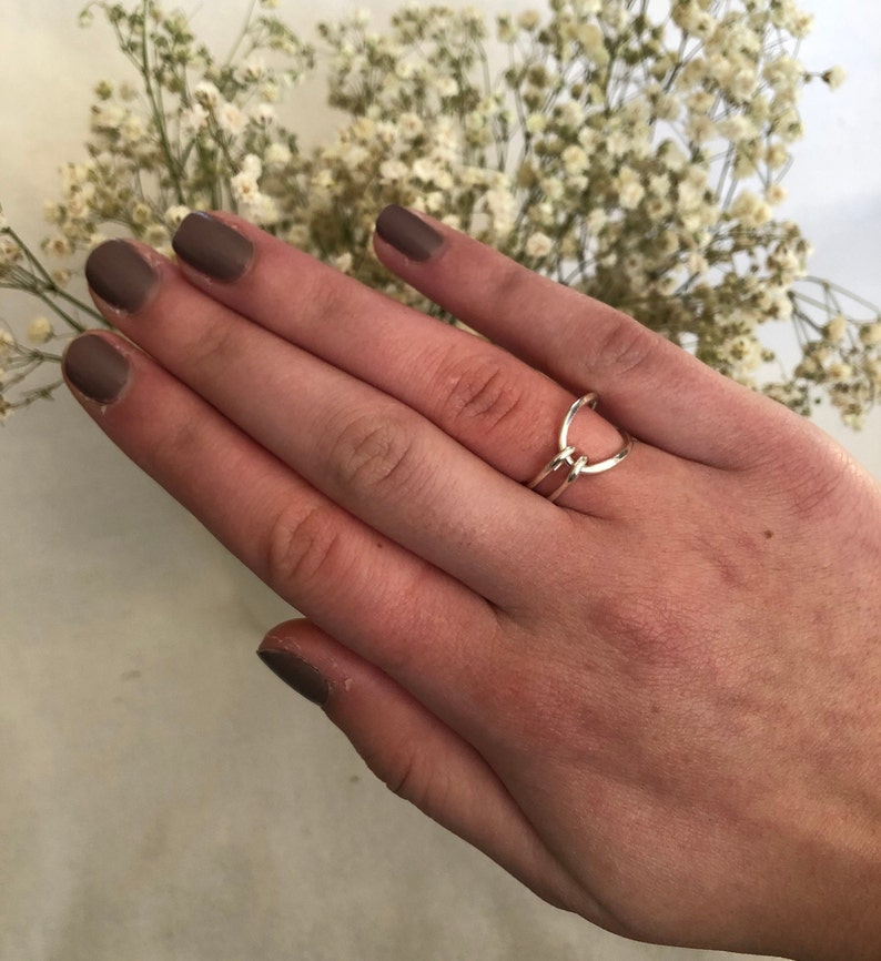 Unique Geometric Ring Handmade