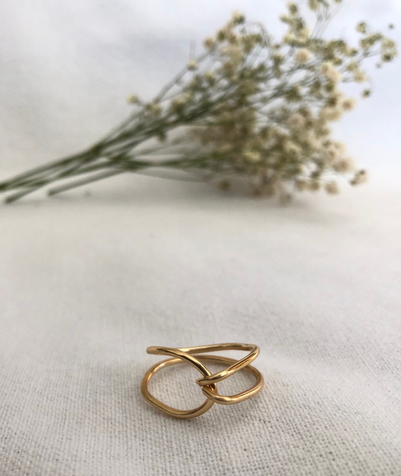 Unique Geometric Ring Handmade