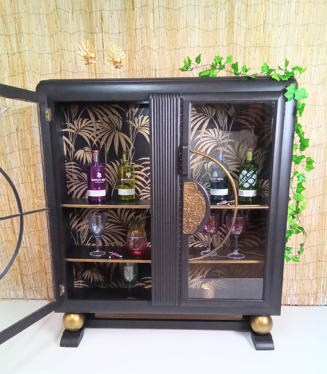 Drinks gin cocktail art deco style Etsy