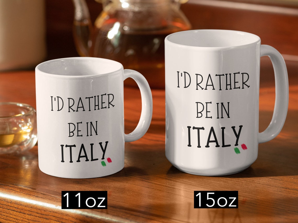 Italian Coffee Mug PERSONALIZABLE Location Mug I'd Etsy