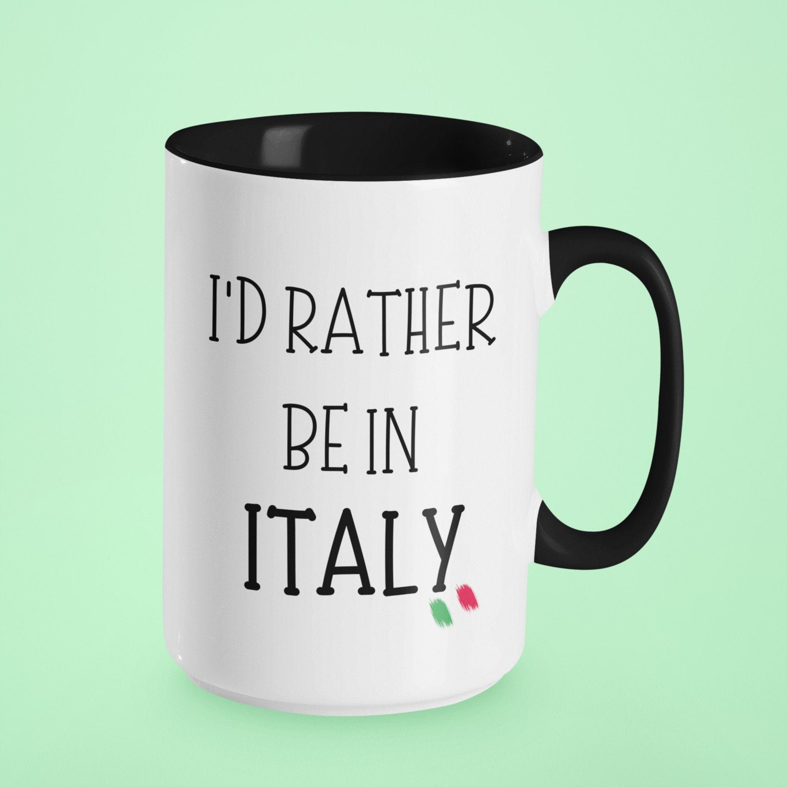 Italian Coffee Mug PERSONALIZABLE Location Mug I'd Etsy