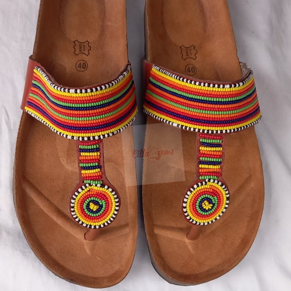 beaded sandals