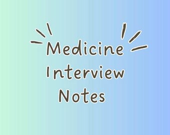 Medicine Interview Prep Notes: Ethics, NHS & Personal Qualities (PDF)