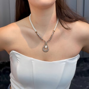 pearl necklace, hurrem sultan necklace, turkish necklace, majorka pearl necklace, for mother gift