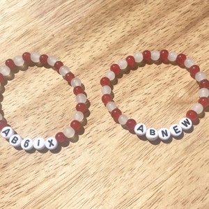 AB6IX Bracelet-Kpop Bracelet-Customized AB6IX Bracelet-Custom Kpop Themed Bead Bracelets-Korean Pop Name Bracelet-ABNEW Bracelet Kpop