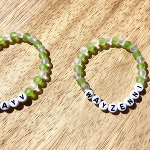 WayV Bracelet-Cpop Bracelet-Customized WayV Bracelet-Custom Cpop Themed Bead Bracelets-Chinese Pop Name Bracelet-WayZenNi Bracelet Cpop