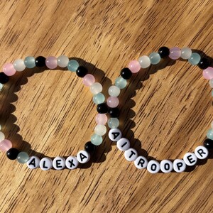AleXa Bracelet-Kpop Bracelet-Customized AleXa Bracelet-Custom Kpop Themed Bead Bracelets-Korean Pop Name Bracelet-AleXa Bracelet Kpop