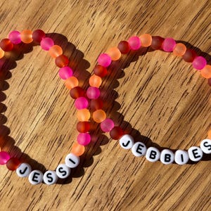 Jessi Bracelet-Kpop Bracelet-Customized Jessi Bracelet-Custom Kpop Themed Bead Bracelets-Korean Pop Name Bracelet-Jebbies Bracelet Kpop