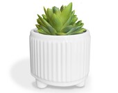 Ceramic Potted faux succulent secret stash, jewelry holder, catchall, desk accessory, home accessory, weed storage, vanity, organization
