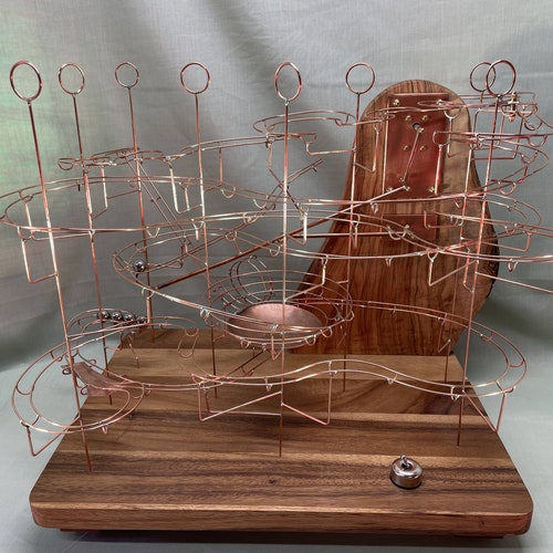Rolling Ball Sculpture / Marble Machine / Art / Wire Etsy