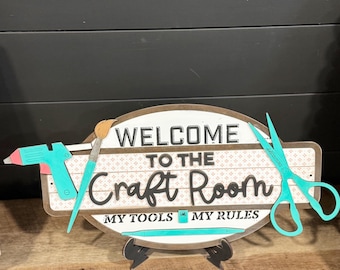 May Club 2025 - Craft Room Sign