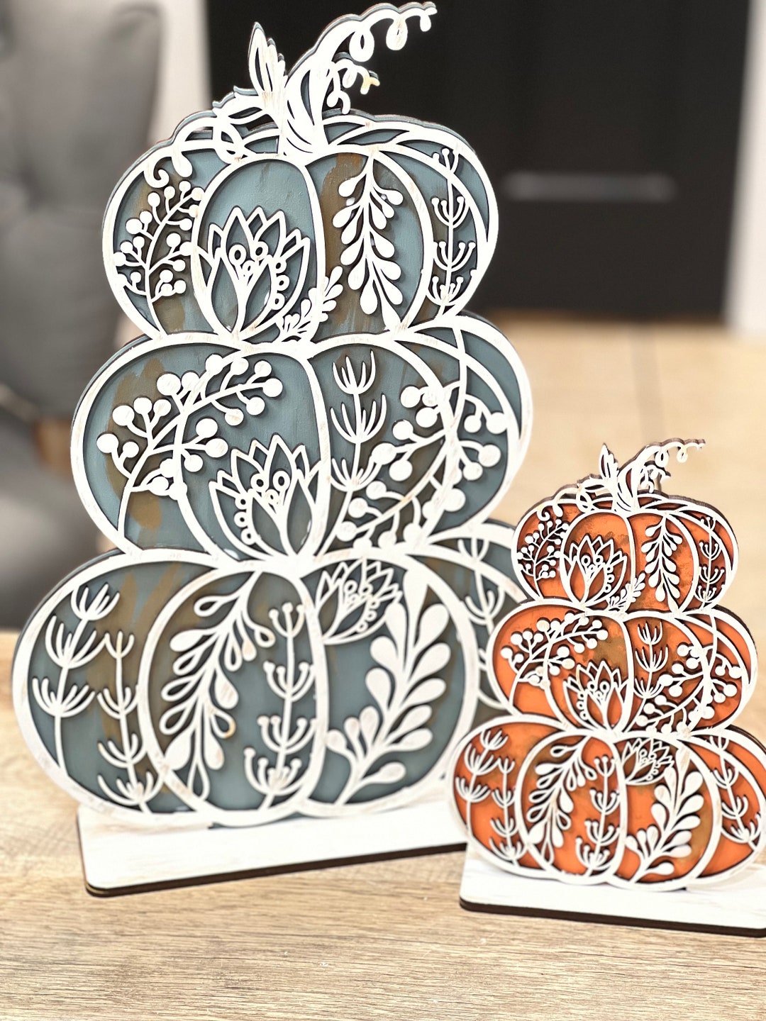 Floral Pumpkin - Etsy