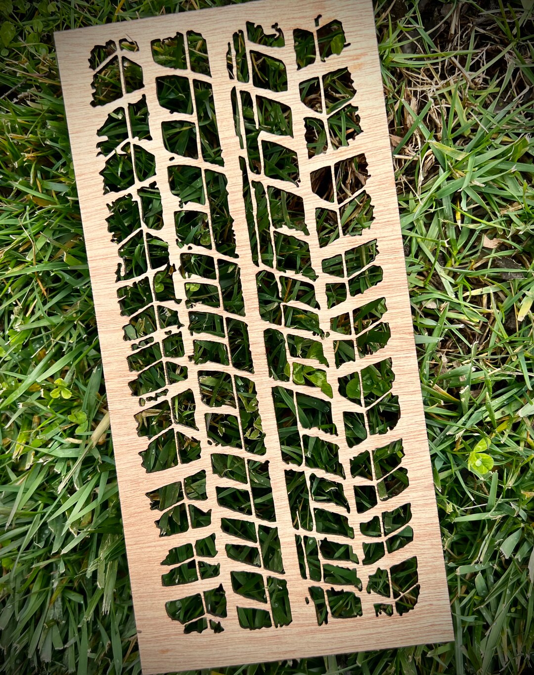 Stencil Sublimation Stencils Tire Track 10.25 X 5 Etsy